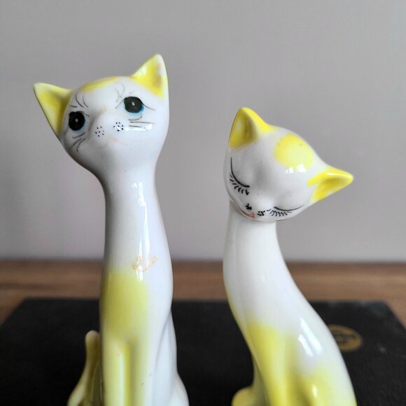 Vintage ceramic long neck kittens/cats figurines. Cat collection. - Picture 2 of 7